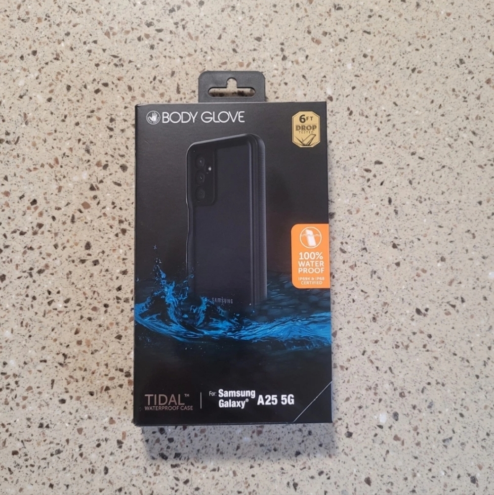 Body Glove Samsung Galaxy A25 5G Tidal 100% Waterproof Black Cellphone Case NEW